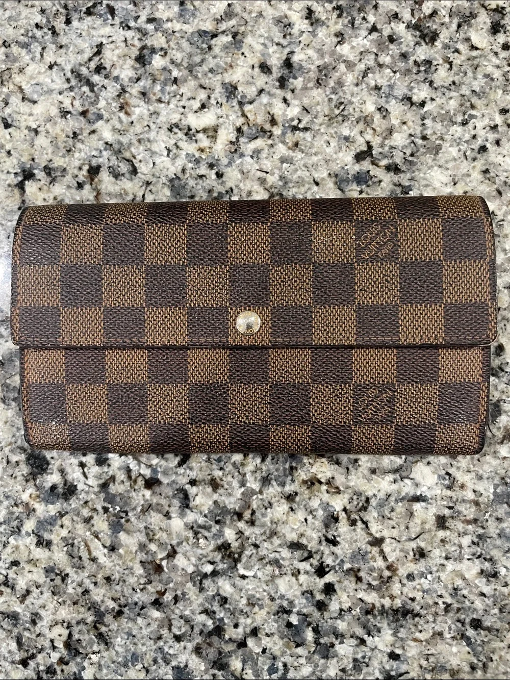 Louis Vuitton Sarah Wallet Damier Ebene